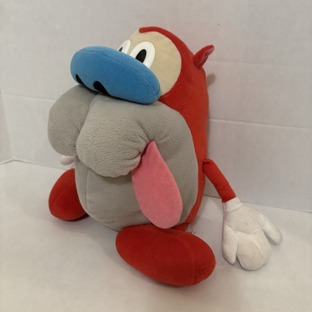Stimpy Plush Nickelodeon Stuffed Toy 10" 1992 Vintage Dakin